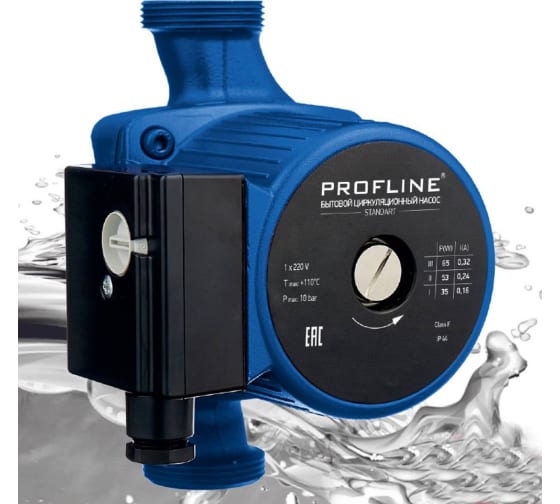 Насос циркуляционный PROFLINE Standart 25/6-180 гайки, б/кабеля