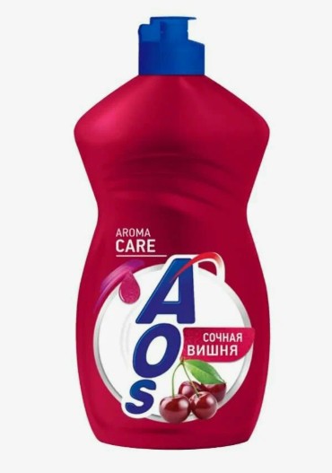 Ср-во д/посуды AOS 450мл Вишня