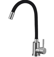 Смеситель для умывальника aQuaDv, Нерж Сталь,520-44 (1/10)