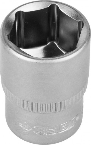 Головка торцовая ЗУБР FLANK 1/4" 13мм