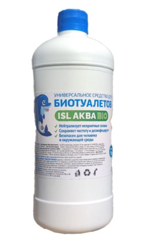 Универсальное средство для биотуалетов ISL АКВА BIO, 1л 