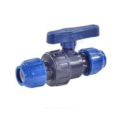 Кран шаровый d 25*25 ПНД 