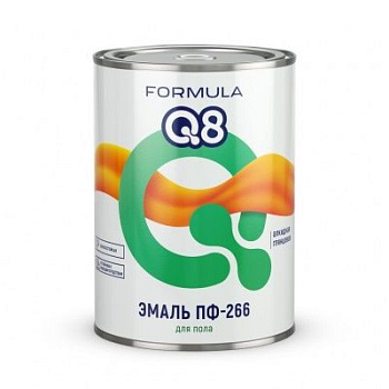Эмаль ПФ-266 FORMULA Q8 кр/кор. 0,9кг/14