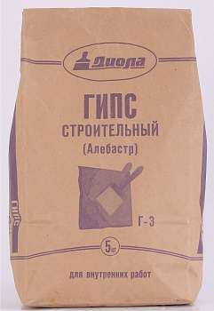 ДИОЛА Алебастр Г-5(10 кг)/мешок