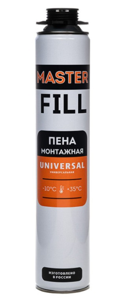 Пена монтажная профессиональная всесезонная MasterFILL Universal 750мл/16