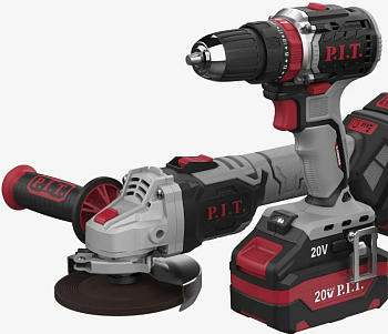 Промо-набор Шуроповерт P.I.T.PSR18-D3 + УШМ P.I.T PWS125-C6