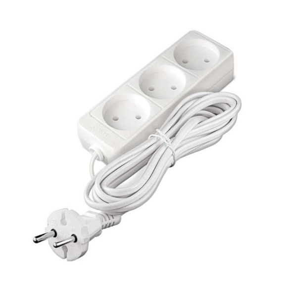 Удлинитель 3х5м б/з 6А IP20 ШВВП 1,3кВт Союз 481S-0305