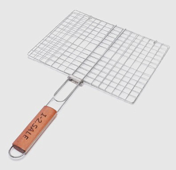 Решетка гриль плоская 31*24*1,5см 1-2.SALE