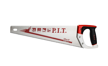 Ножовка по дереву P.I.T. серия CONTROL HHSW03-0450 (450 мм, 7 TPI, трёхгранная заточка, сталь 65Mn)