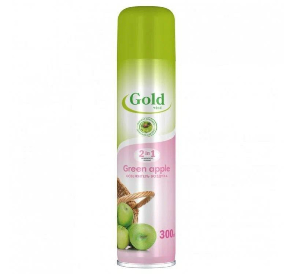 Освежитель воздуха (Gold wind Green grass) 300мл. (52-200)