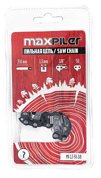 Цепь пильная 350мм/14 3/8 1,3мм 50 звена блистер MAXPILER