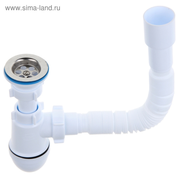 Сифон АНИ 1.1/2х40 с гибкой трубой 40х40/50 С0115