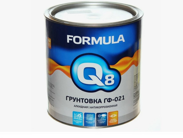 Грунт ГФ-021 серый 6кг FORMULA Q-8 