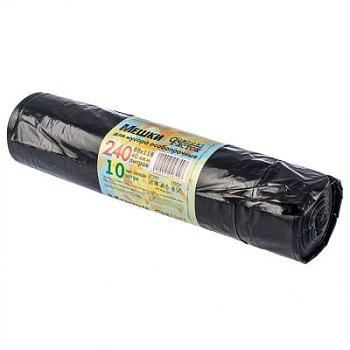 Мешок д/мусора ПВД рулон 240л CF 88*118/40мкм 10шт/рулон