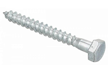 Шуруп сантехнический DIN571 6х150  (2 шт) -пакет