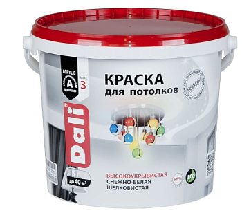 DALI для стен и потолков акриловая белоснежная 5л/1